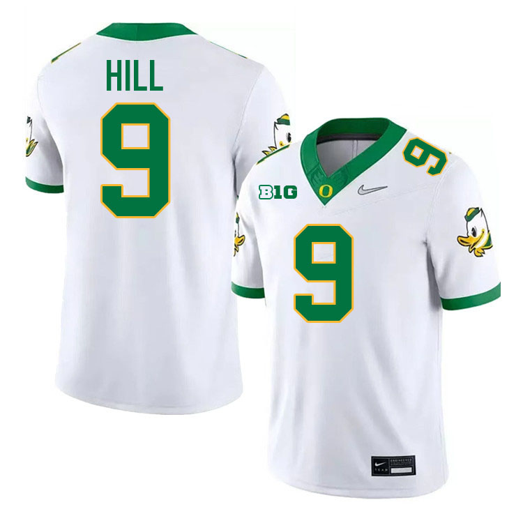 Jamal Hill Oregon Jersey,Oregon Ducks Football Uniforms Youth-White 2024